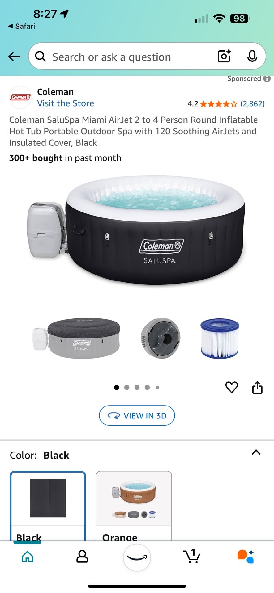 Coleman Hot tub