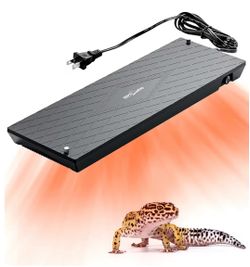 New In Box! Repti Zoo Adjustable Temp Heat Panel W/Fan (6”x18”) $25 (#1351)