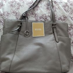 Gray Michael Kors Handbag