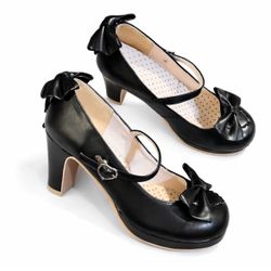 Mary Jane Lolita Heels Size 8 Brand New