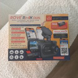 ROVE R2-4K front and rear dual dashboard camera, STARVIS 2 sensor, FREE 128GB card included, 5G WiFi, faster download speed