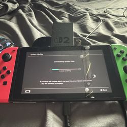 Nintendo Switch 1 (Not OLED) with Dock and Joy Cons