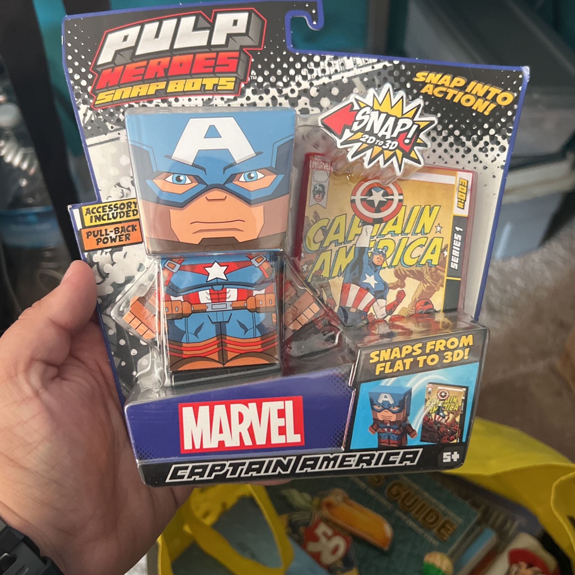 Pulp Heroes Snap Bots Captain America