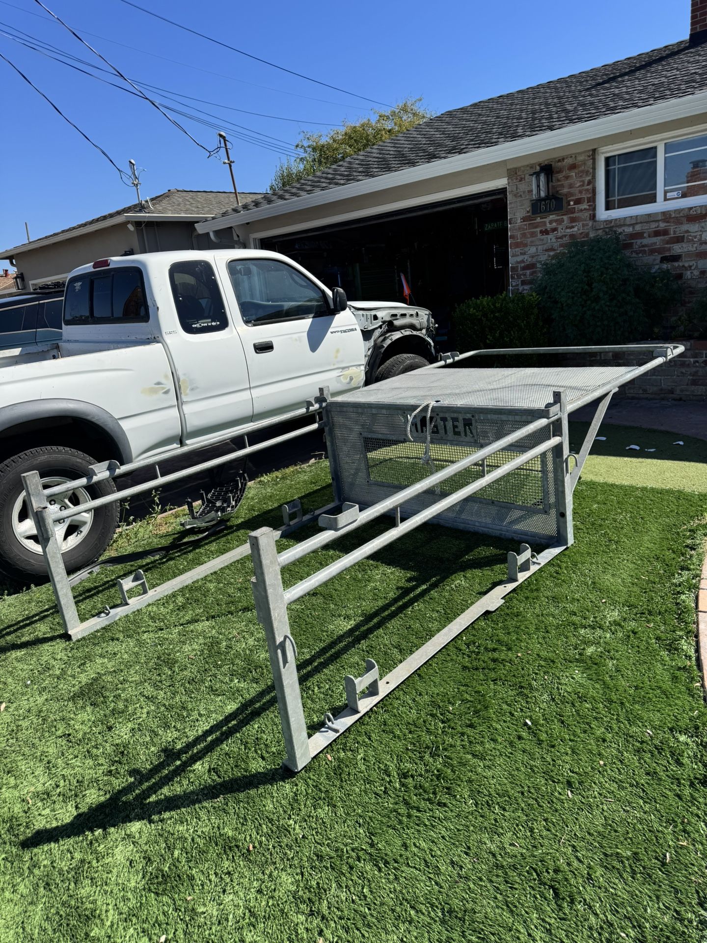 Tacoma bed rack utility rack