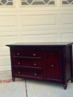 Dark Cherry Oak Dresser