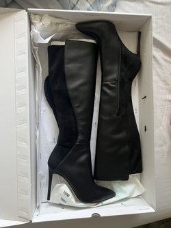 Aldo Knee High Black Boots
