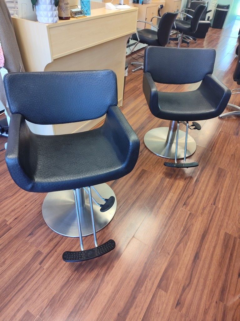 3 Wide Salon Chairs Available 