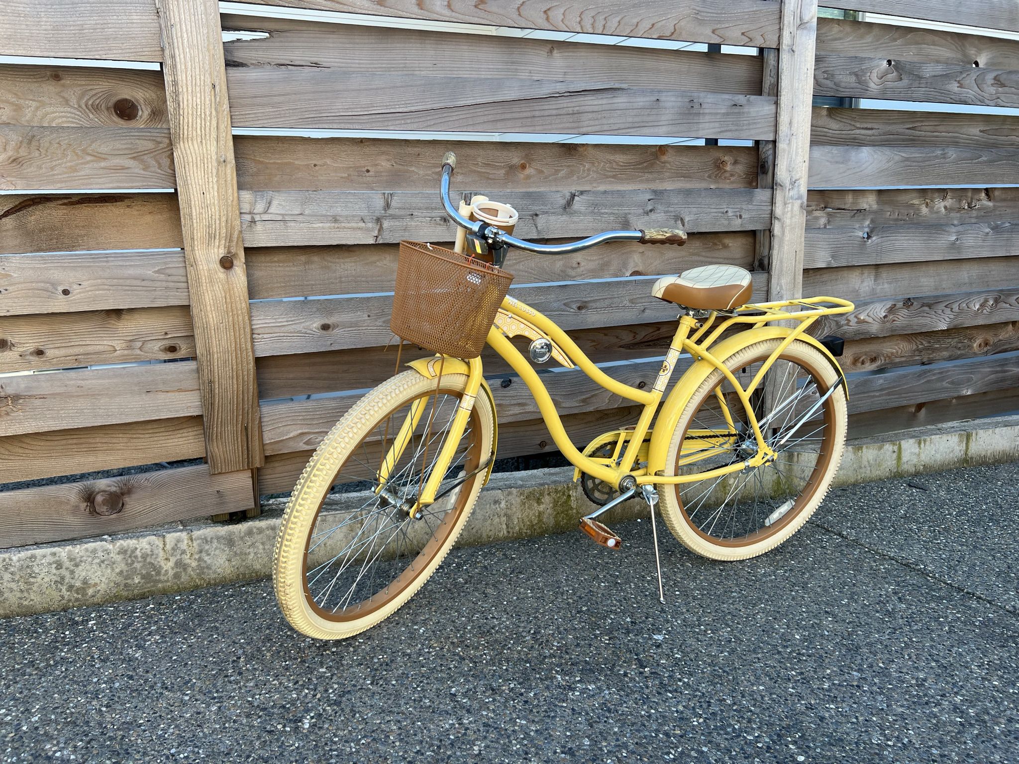 Yellow Cruiser Bike