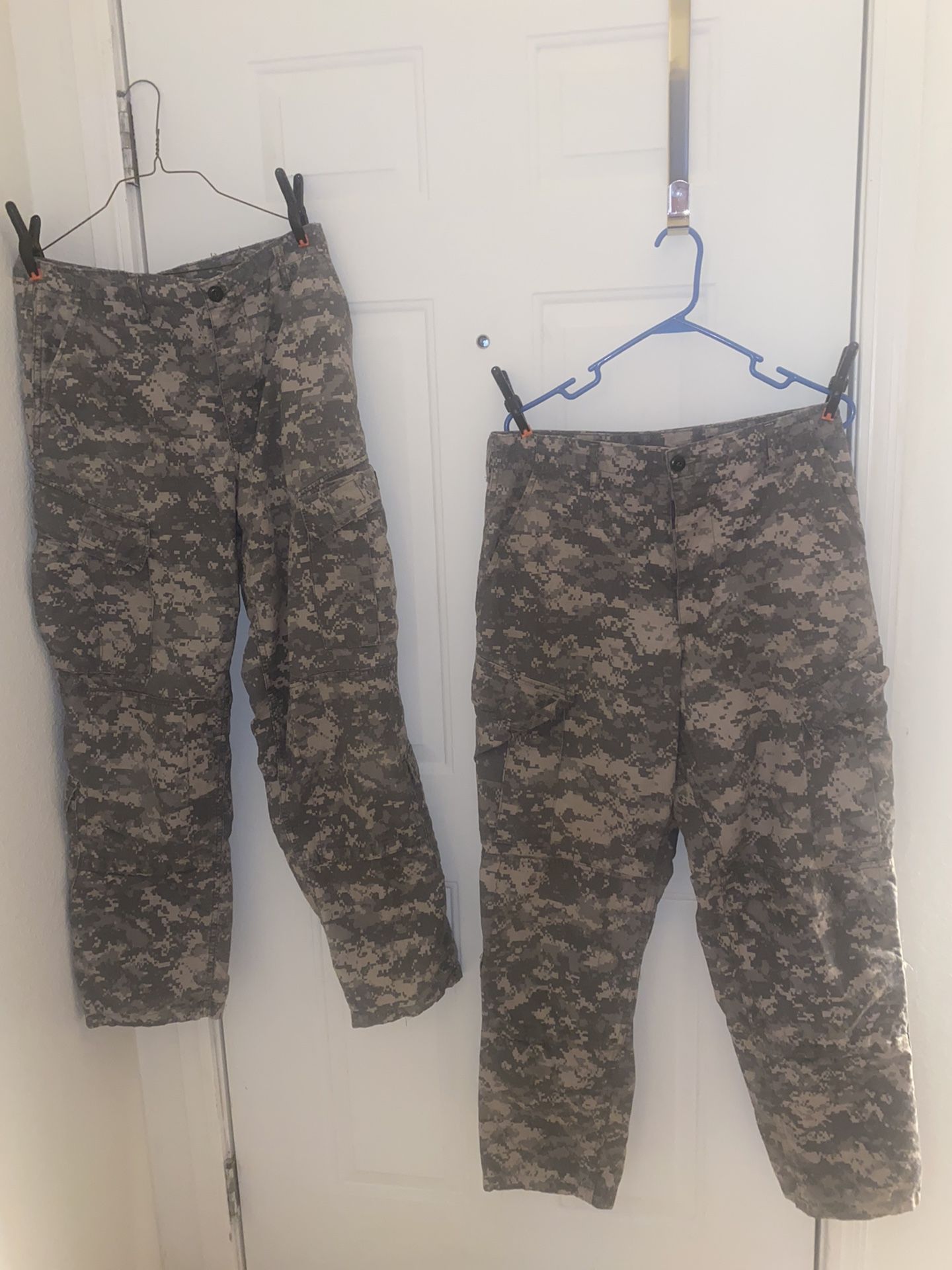 2 Pairs Army Pants Military Issue Tactical