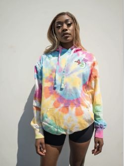 New LV tie dye Murakami hoodie Size M L supreme