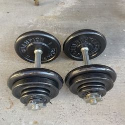 Dumbbells.        60 Dollars 
