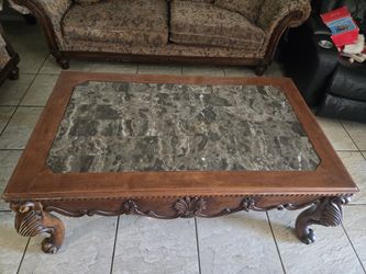 2 Sofas And Large Coffee Table