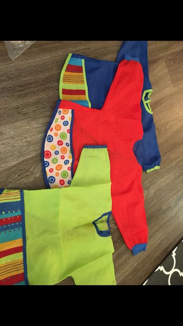 Baby toddler long sleeve bibs