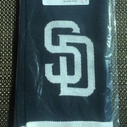 Rare SD Padres High Quality Winter Baseball Soccer Scarf, Brand New, not SDFC giveaway LAST ONE! LOW PRICE!!