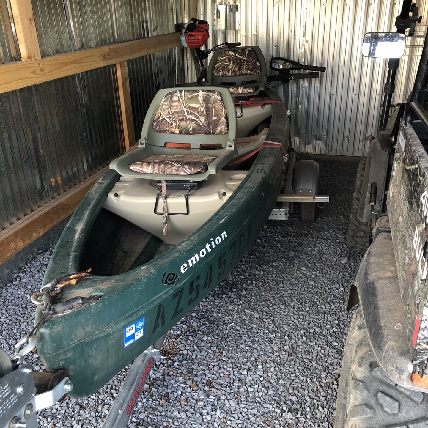 12 Ft Canoe With Trailer