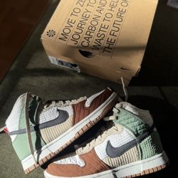 Nike Womens Dunk High LX Next Nature Toasty DN9909-100 Women Size 8