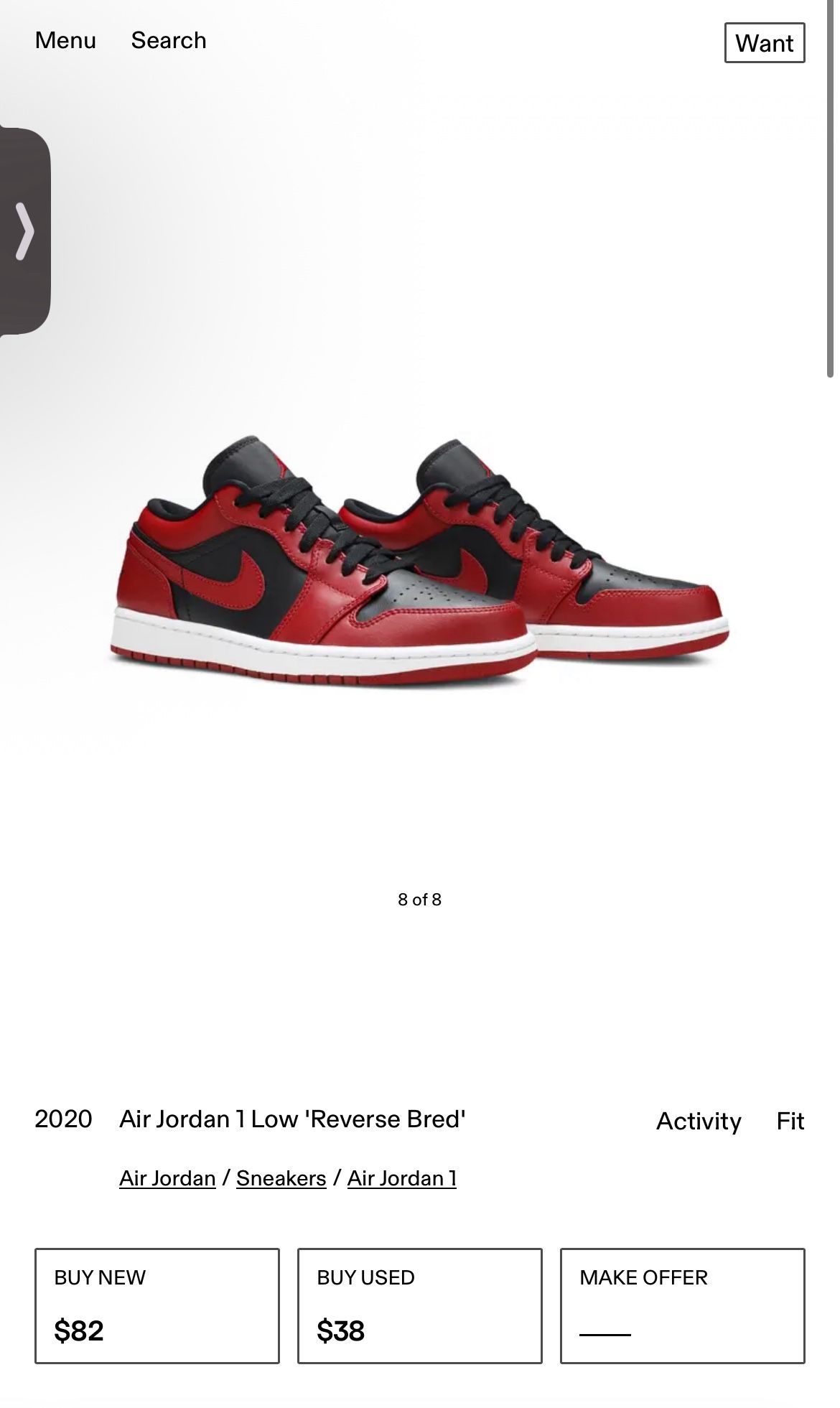 Air Jordan’s 1 low