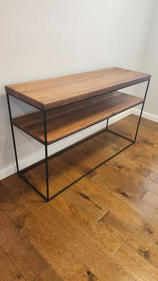 Scandinavian Designs Leende Console Table Solid wood with Metal Frame