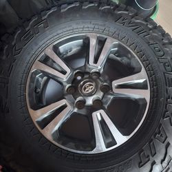 Toyota Tacoma rims and tires 17