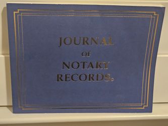 PREMIUM NOTARY JOURNAL! BRAND NEW!!