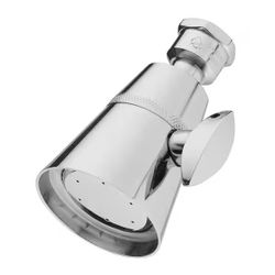 Glacier Bay Single Wall Mount Fixed Showerhead, 2-Spray Patterns, Chrome