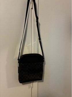 Coach signature black crossbody bag