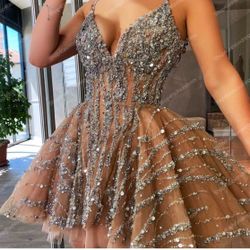 Sequin Embellished Dress