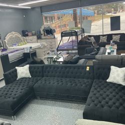 Extra Large Luxury Sectional With Double Chaise 