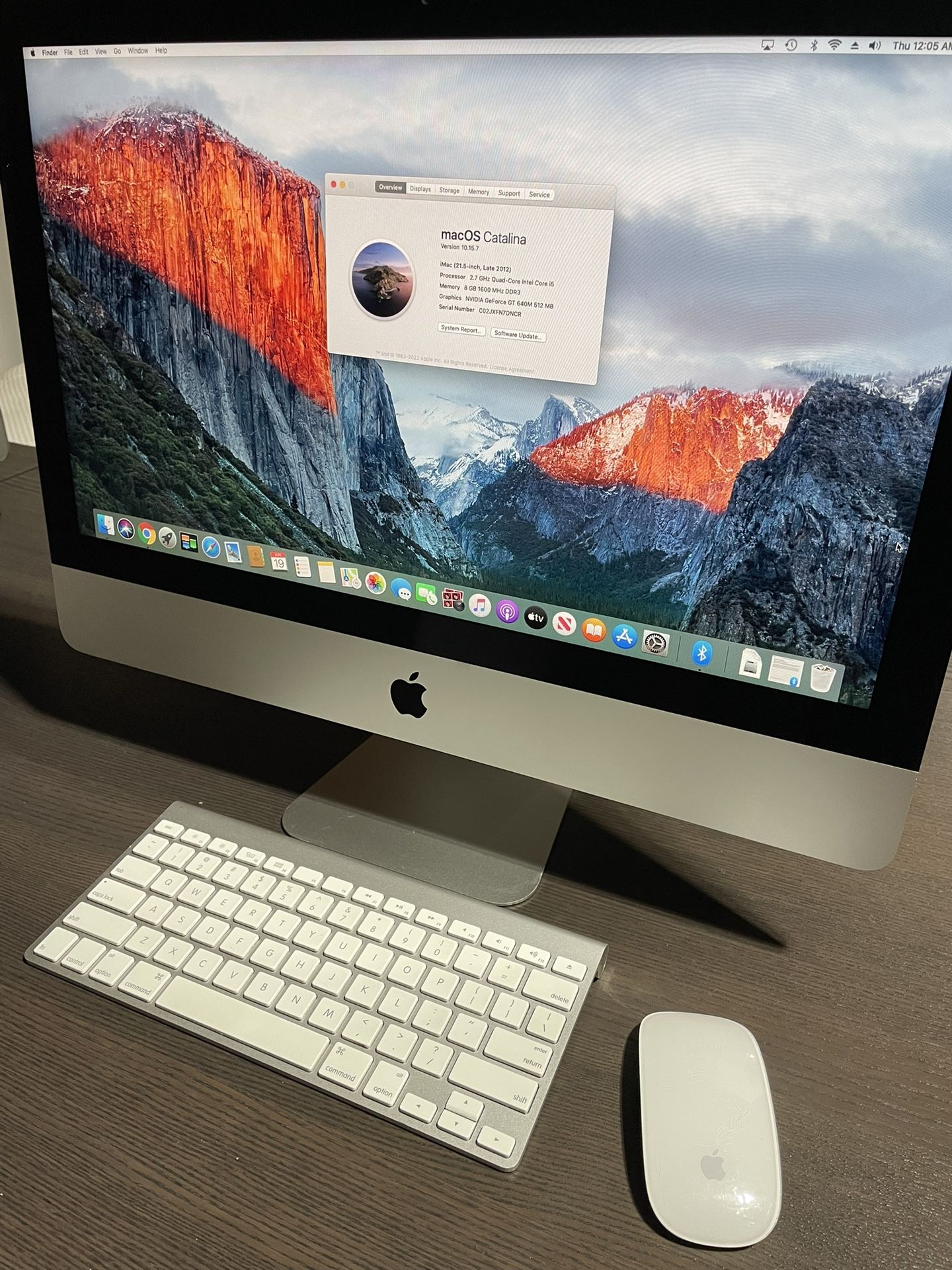iMac 8gb Ram 1TB W/ Wireless Keyboard And Mouse