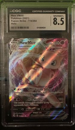 Pokemon Mew Vmax 2021 114/264 CGC 8.5