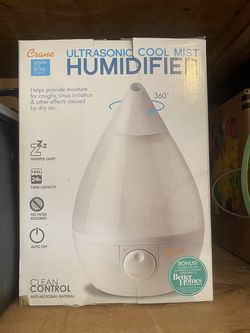 Crane 1-Gallon Ultrasonic Cool Mist Humidifier