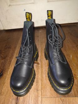 New Dr Martin Boots,  used Juicy couture dress, and used Cello pants