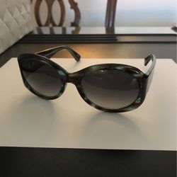 MORGENTHAL FREDERICS VINTAGE  Round Gradient Sunglasses