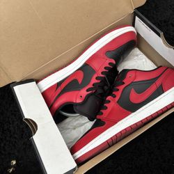 Air Jordan 1 Low Red/black