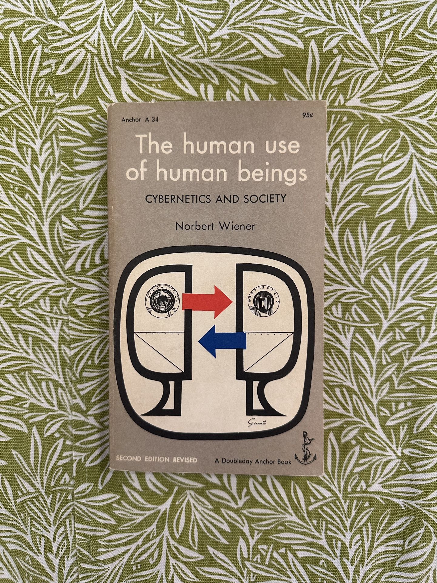 The Human Use of Human Beings: Cybernetics & Society - Vintage Paperback