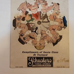 Puzzle : "How Many Faces Can You Make?" Schusters St Paul Trade Card