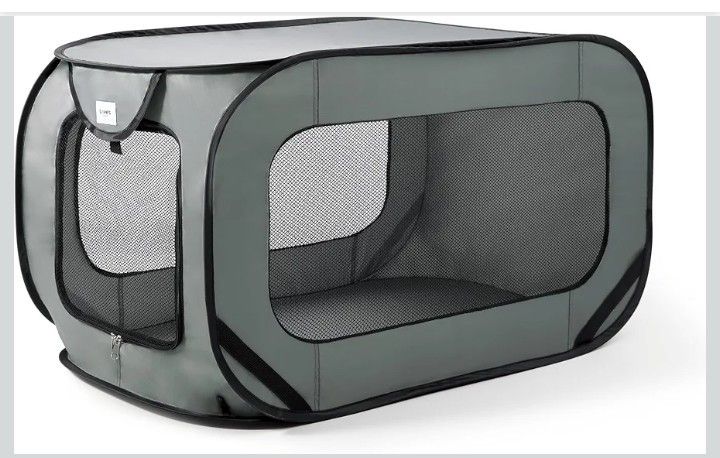PORTABLE POP UP DOG KENNEL