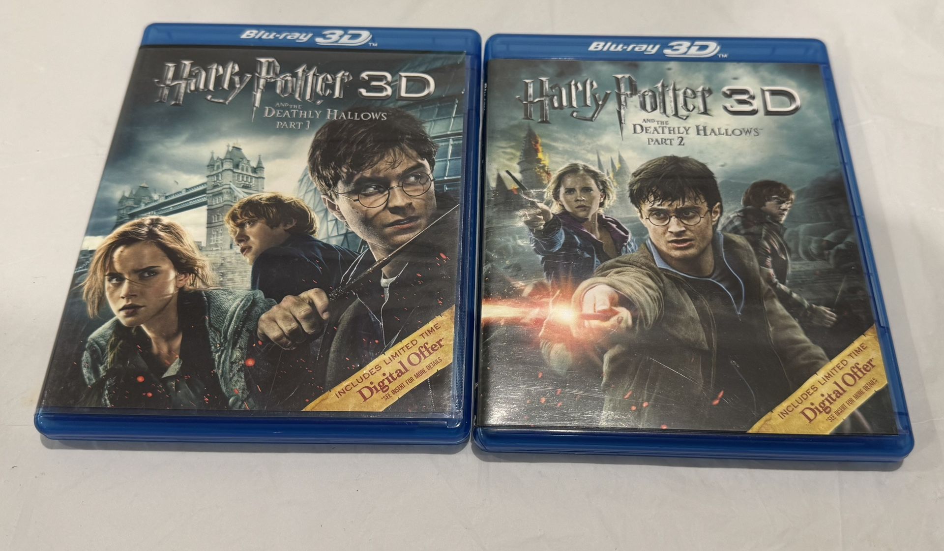 Harry Potter and the Deathly Hallows Part 1 & 2 – Blu-ray 3D Set