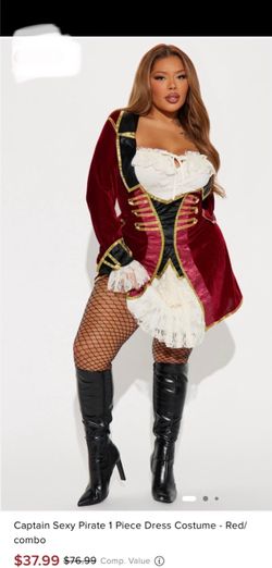 Fashion nova sexy pirate  1 piece dress costume