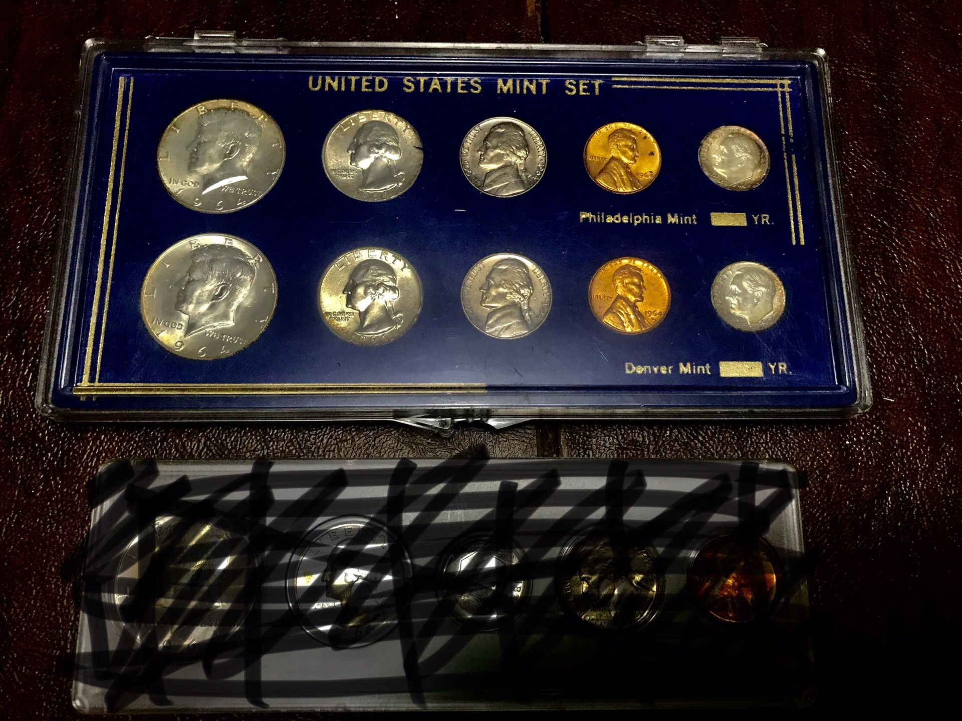 1964  Old 90% Silver Kennedy Set ( Silver Coins ) 
