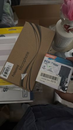 Aokeo brand Professional Microphone with Pop Filter 