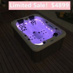 3 Person Outdoor Hydrotherapy Bathtub Hot Bath Tub 