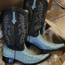 Ostrich Cowboy Boots 