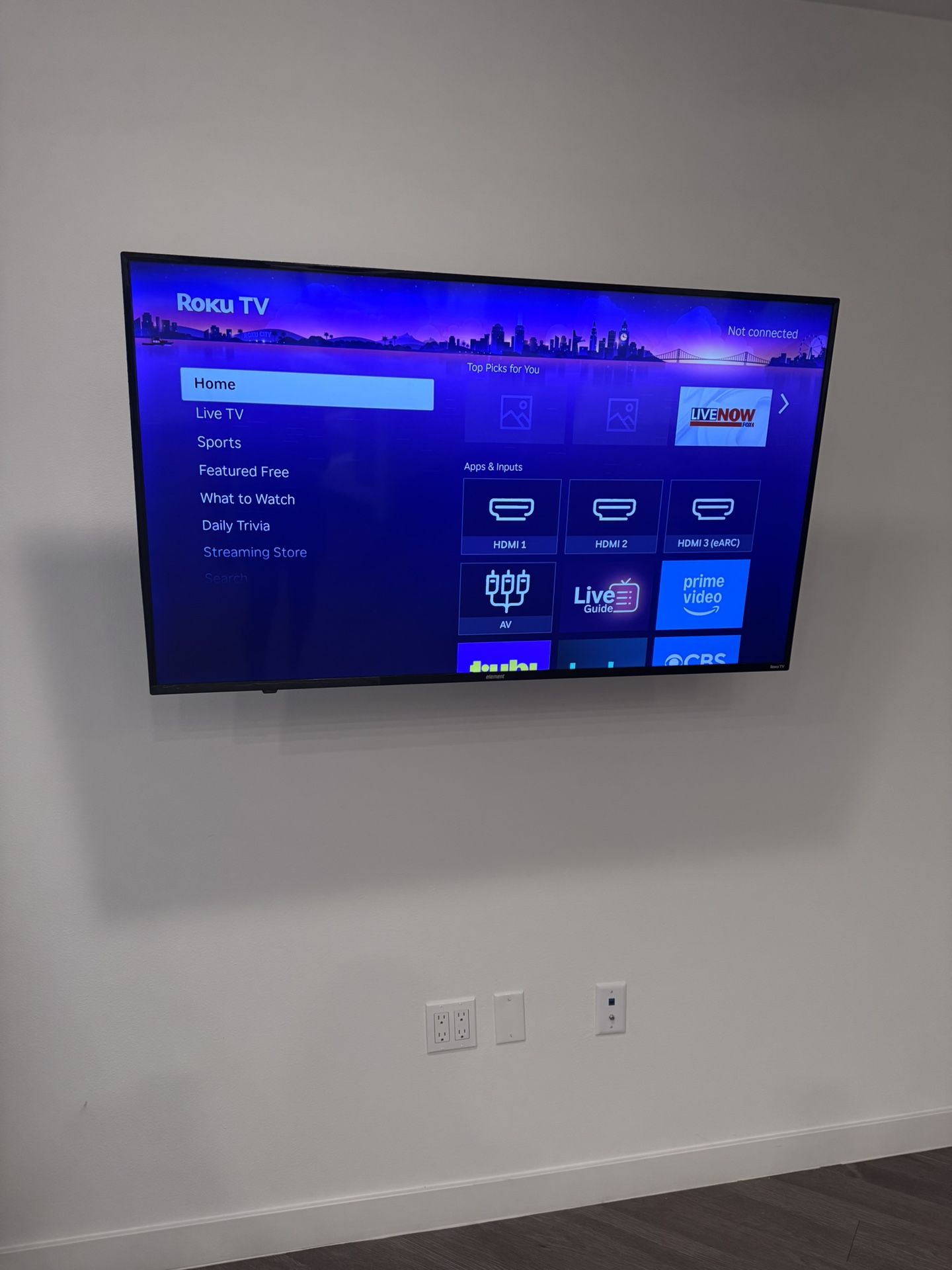 Element Roku tv