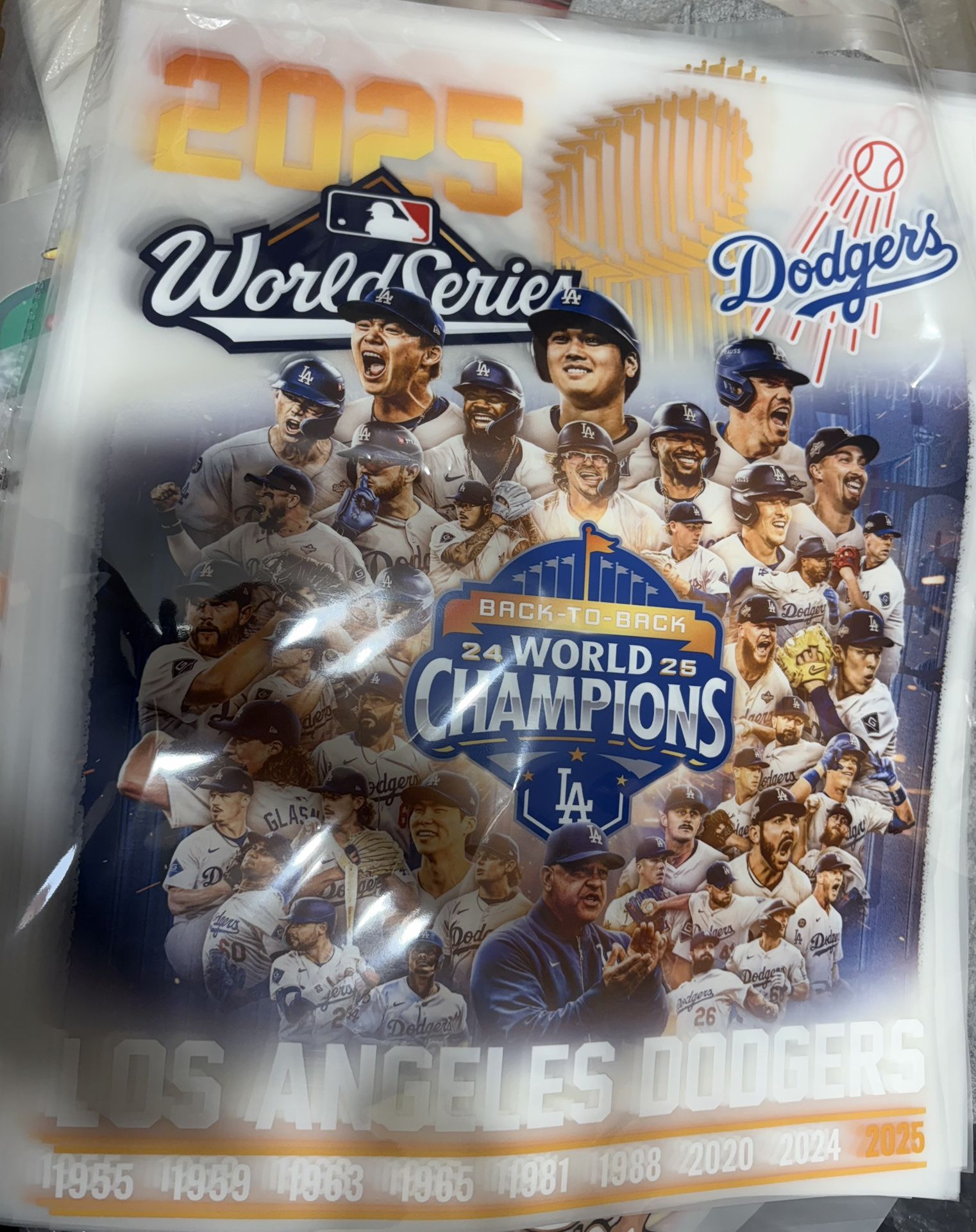 Dodgers DTF Transfers