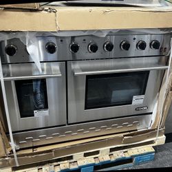 nxr dual fuel range in box 