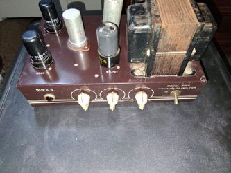 Bell 2122 All Original Tube Amplifier Dual 6V6