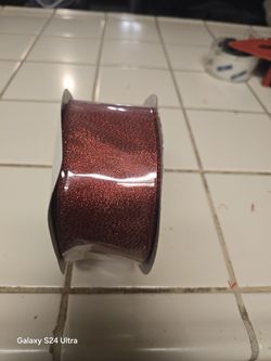 Metallic Wired Ribbon 