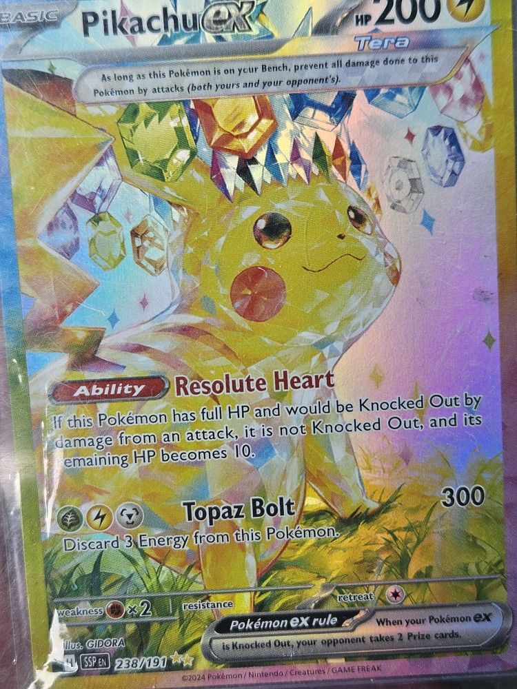 Best Replica Of Pikachu EX surging Sparks 238/191