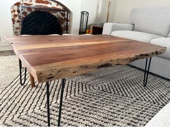Solid Acacia Live Edge Coffee Table